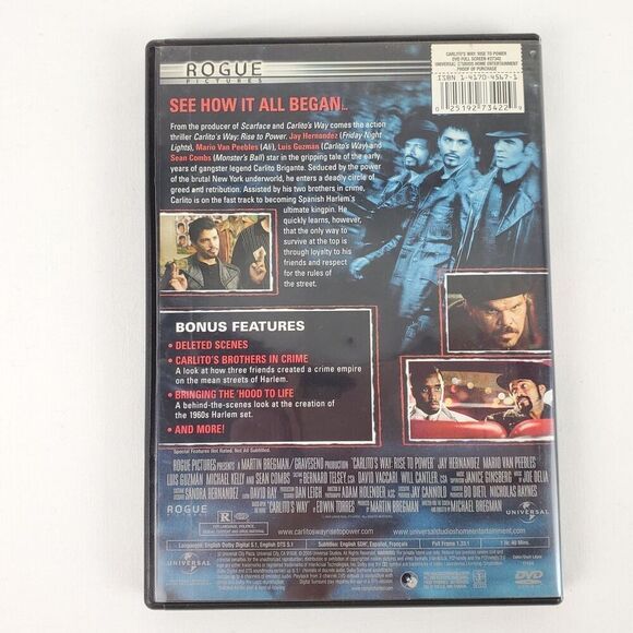 Carlito's Way: Rise to Power (2005 Film) Crime/Drama [DVD] - Picture 3 of 3